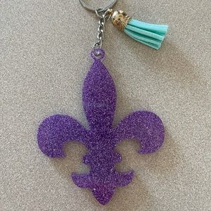 🎉🎉HP🎉🎉 Handmade Fleur De Lis-New Orleans- Keychain